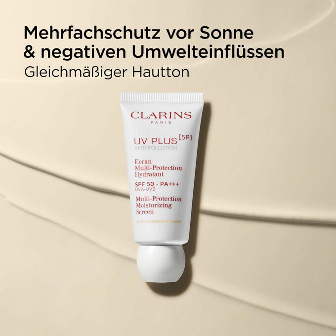 Clarins UV Plus Anti-Pollution Beige für gleichmäßigen Hautton mit UV- und Anti-Pollution-Schutz