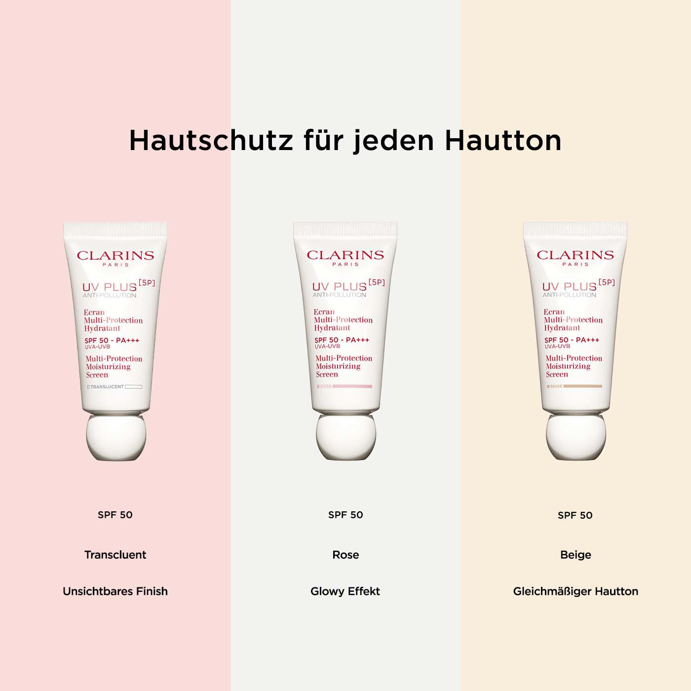 日焼け止め CLARINS UV PLUS [5P] ANTI-POLLUTION 50ml Clarins UV PLUS [5P] Anti-Pollution Translucent - 50ml