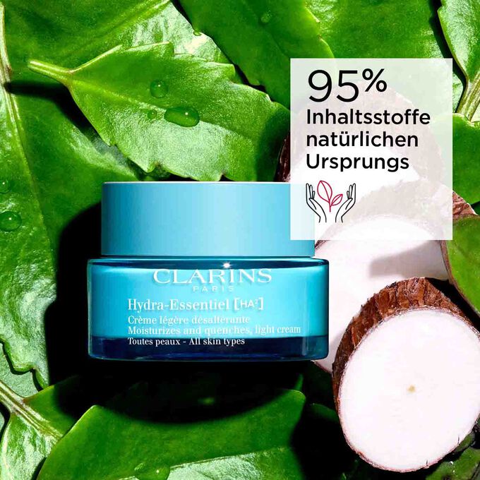 Hydra Essentiel Crème désaltérante für normale bis trocken Haut mit 95 % Inhaltsstoffen natürlichen Ursprungs