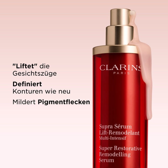 Serum bei Pigmentflecken mit straffender und remodellierender Wirkung, das Konturen wie neu definiert und Pigmentflecken gezielt entgegenwirkt.