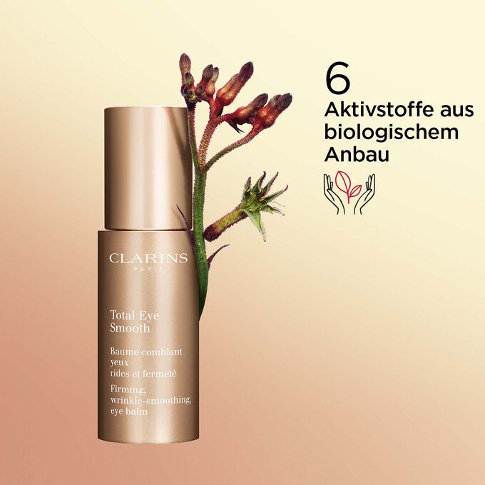 Total Eye Smooth mit 6 biologisch angebauten pflanzlichen Aktivstoffen