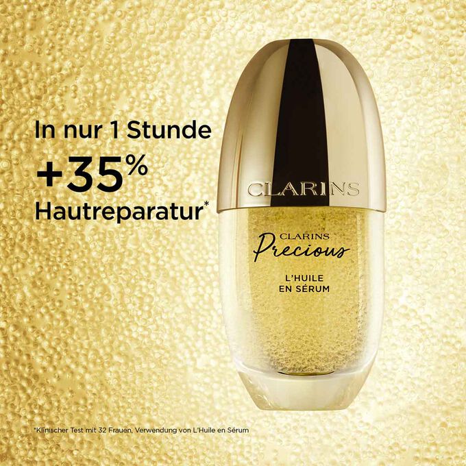 Visual L'Huile en Sérum. Das die Hautreparaturvorteile hervorhebt