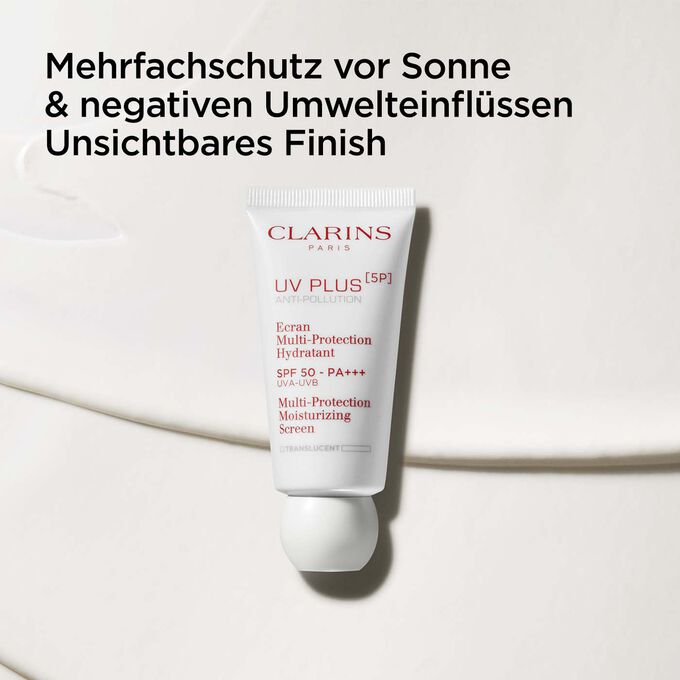 Clarins UV Plus Anti-Pollution Translucent mit unsichtbarem Finish mit UV- und Anti-Pollution-Schutz