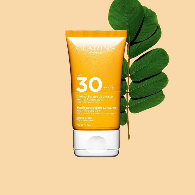 Cr&egrave;me Solaire Jeunesse Haute Protection SPF 30 - Sonnenschutz-Creme mit Anti-Falten-Wirkung f&uuml;r das Gesicht SPF 30
