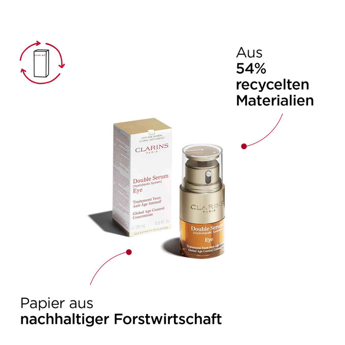 Double Serum Eye mit Verpackung aus nachhaltiger Forstwirtschaft