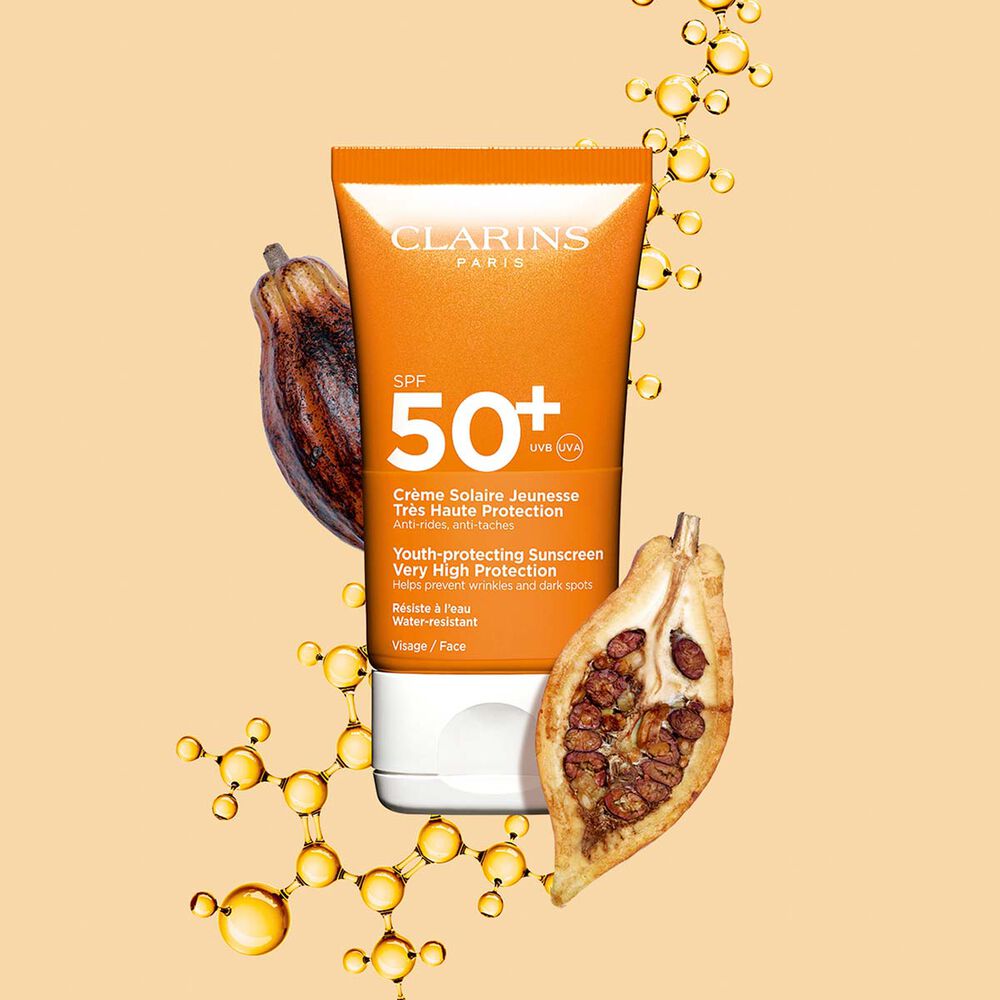 Cr&egrave;me Solaire Jeunesse Tr&egrave;s Haute Protection SPF 50+ Visage - Sonnenschutz-Creme mit Anti-Falten-Wirkung f&uuml;r das Gesicht SPF 50+