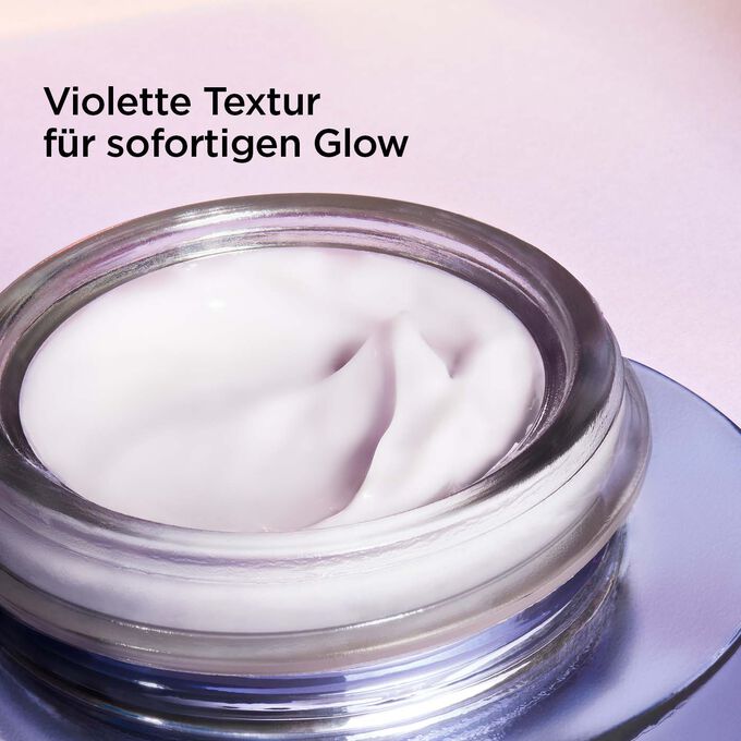Nutri-Lumière Revive violettfarbene Textur für sofortigen Glow