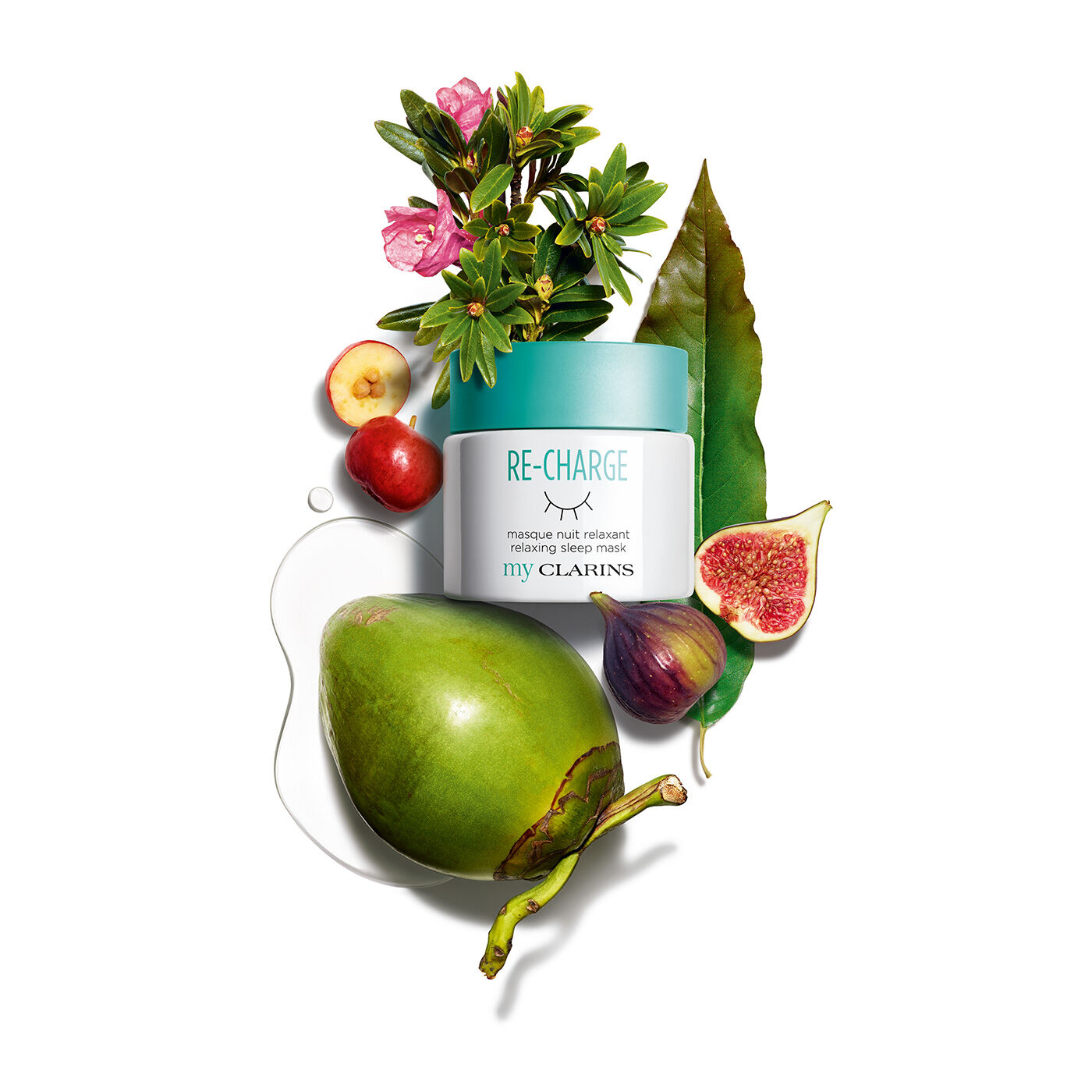 My Clarins RE-CHARGE relaxing sleep mask - Nacht-Maske für jeden Hauttyp