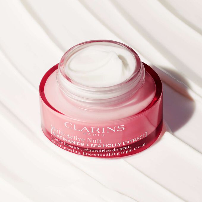 Multi-Active Crème Nuit Peaux sèches - Glättende, hauterneuernde Nachtcreme für das Gesicht für trockene Haut