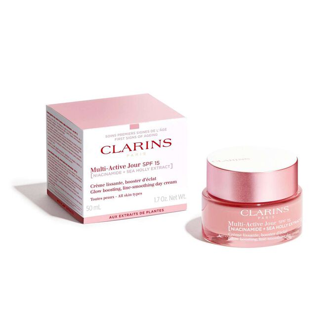 Multi-Active Crème Jour SPF15 - Glättende Tagescreme für das Gesicht, Booster für mehr Ausstrahlung SPF 15 für jeden Hauttyp