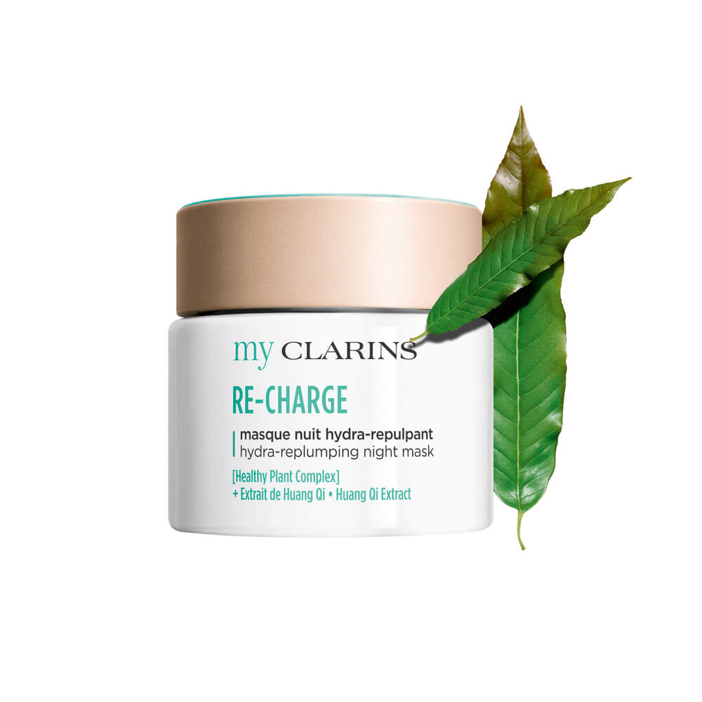 RE-CHARGE hydra-replumping night mask - Feuchtigkeit spendende, aufpolsternde Nachtmaske für das Gesicht