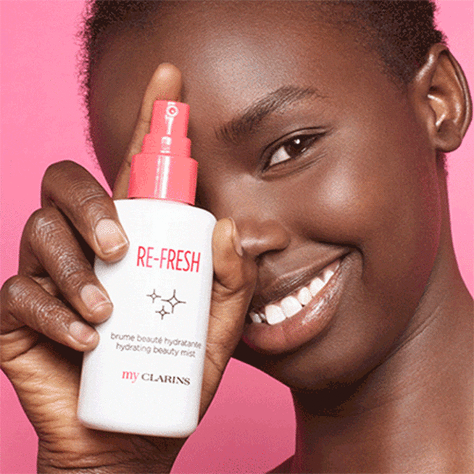 My Clarins RE-FRESH Hydrating Beauty Mist - Feuchtigkeit spendender Beauty-Nebel