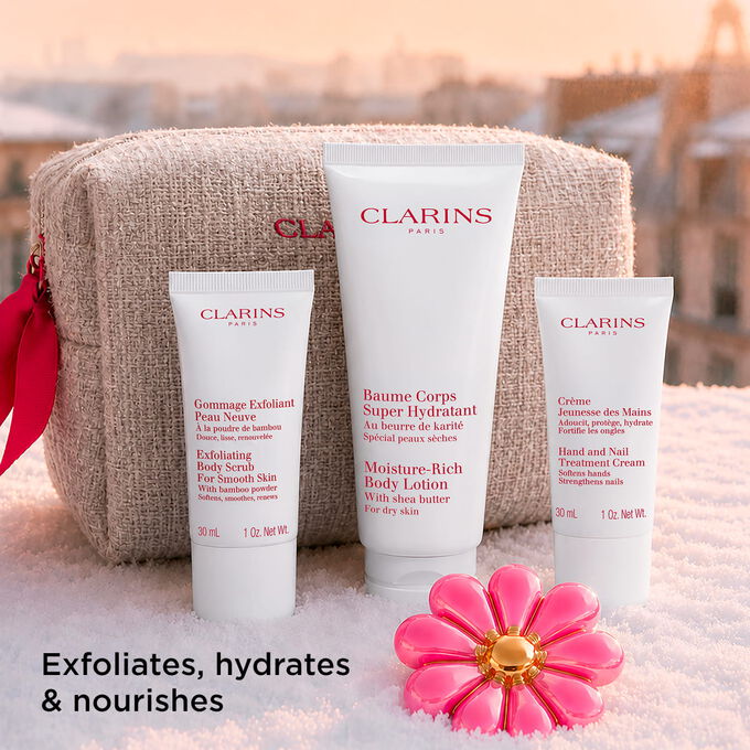 K&ouml;rperpflege-Set mit Peeling &amp; Feuchtigkeitspflege