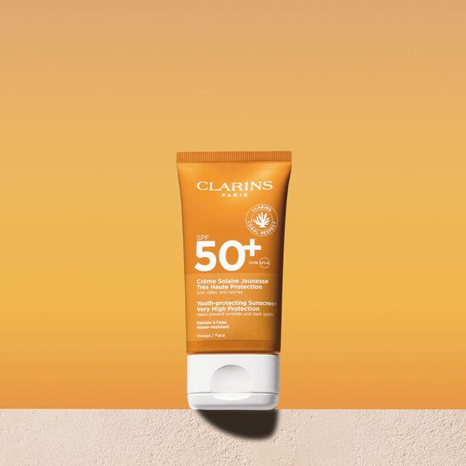 Crème Solaire Jeunesse Très Haute Protection SPF 50+ - Sonnenschutz-Creme mit Anti-Falten-Wirkung für das Gesicht SPF 50+