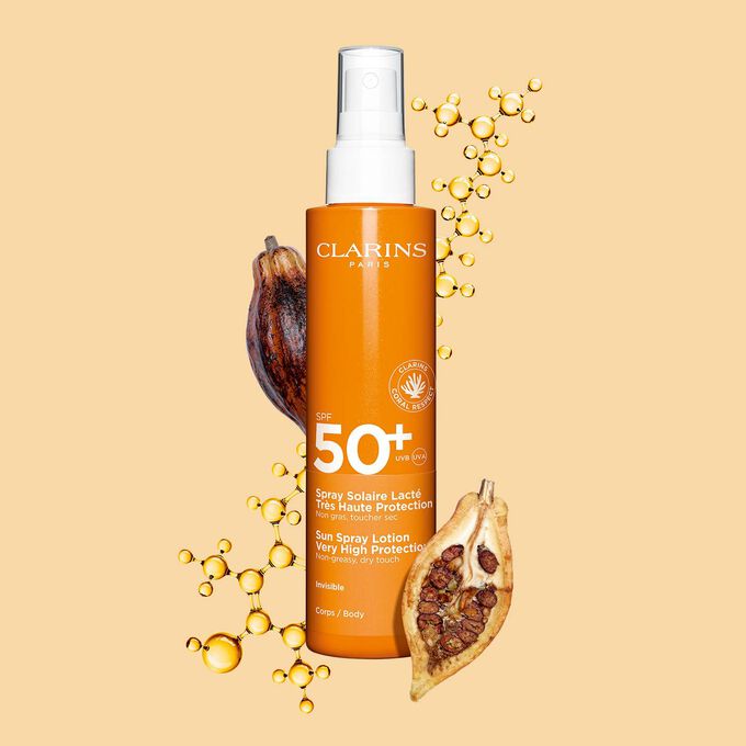 Spray Solaire Lacté Très Haute Protection SPF 50+ - Sonnenschutz-Milch Körper-Spray SPF 50+