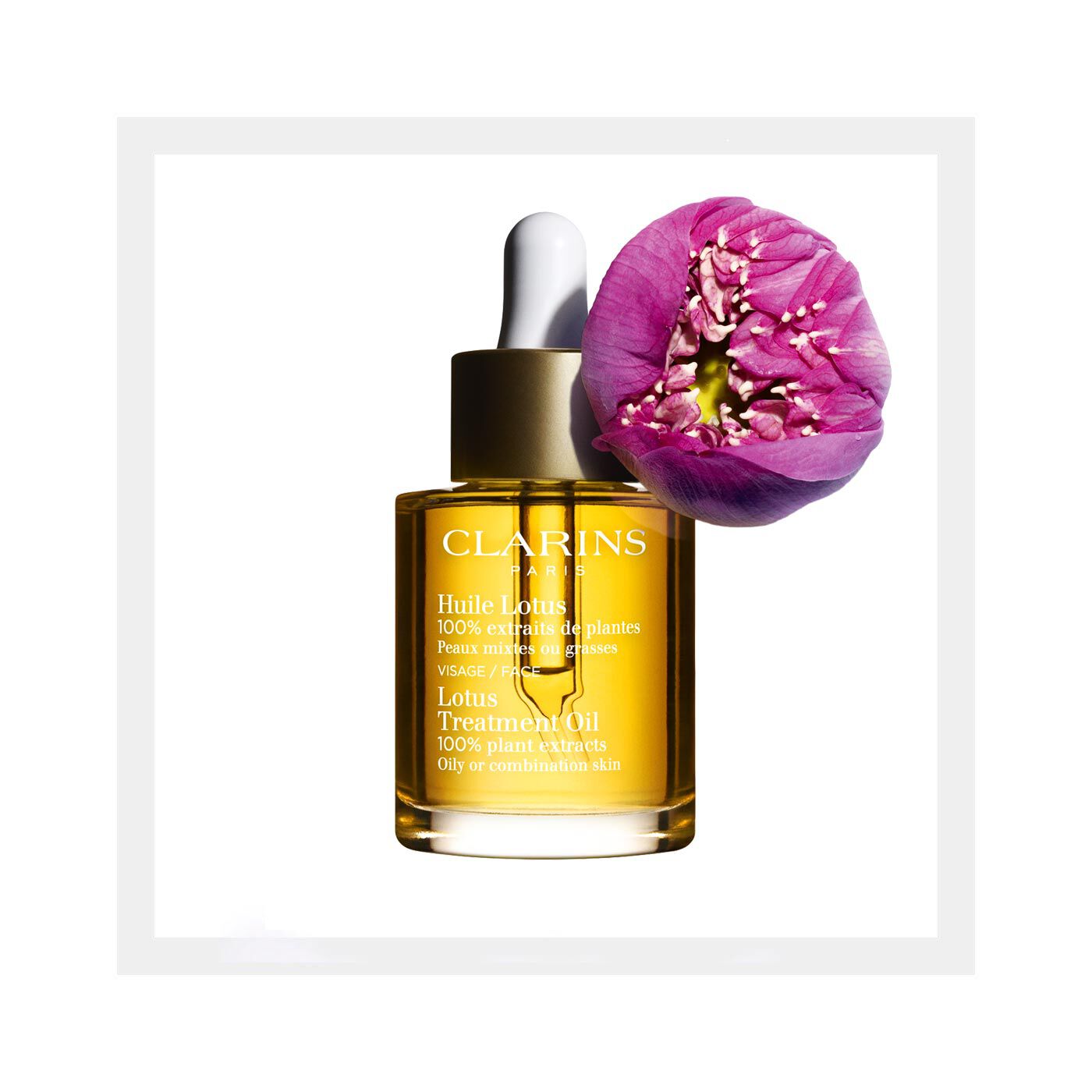 Gesichtspflege-Öl Lotus - Mischhaut/Ölige Haut