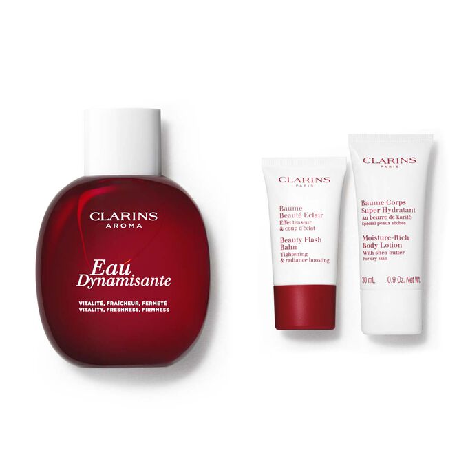 Energie- &amp; feuchtigkeitsspendendes Pflegeset &ndash; Limitierte Edition - Belebender Aromaduft Eau Dynamisante