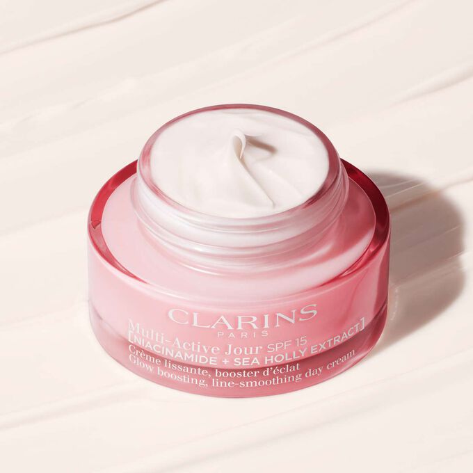 Multi-Active Crème Jour SPF15 - Glättende Tagescreme für das Gesicht, Booster für mehr Ausstrahlung SPF 15 für jeden Hauttyp