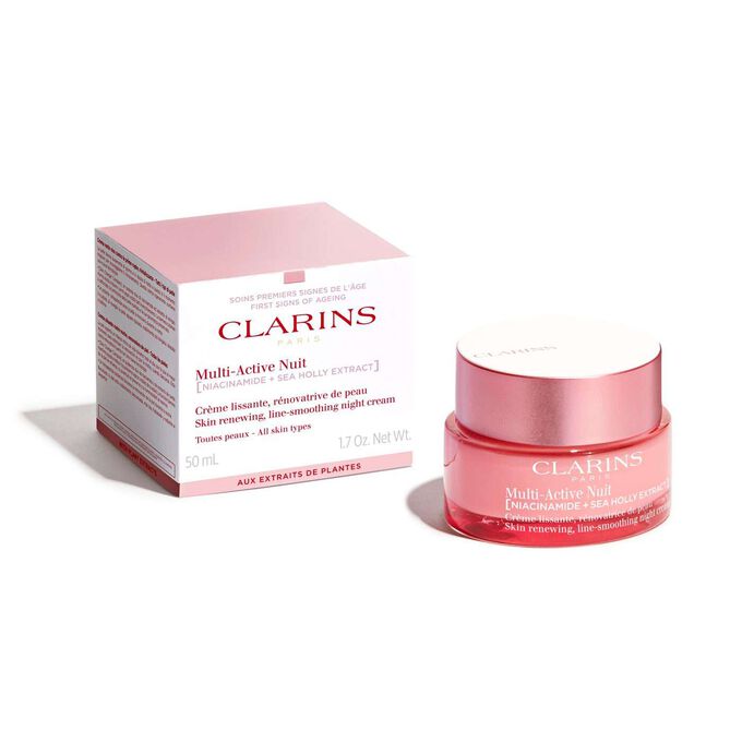 Multi-Active Crème Nuit Toutes peaux - Glättende, hauterneuernde Nachtcreme für das Gesicht für jeden Hauttyp