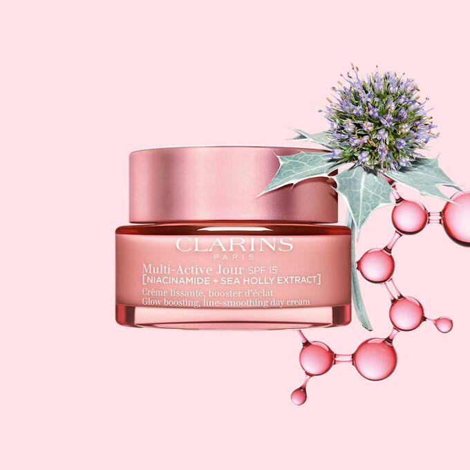 Multi-Active Crème Jour SPF15 - Glättende Tagescreme für das Gesicht, Booster für mehr Ausstrahlung SPF 15 für jeden Hauttyp