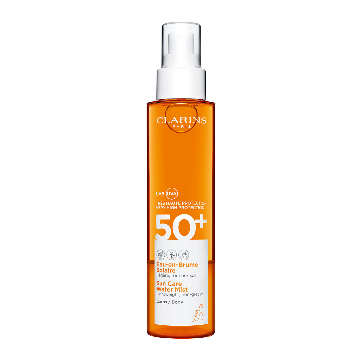 Sonnenschutz-Wasserspray für den Körper UVA/UVB 50+