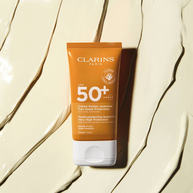 Crème Solaire Jeunesse Très Haute Protection SPF 50+ - Sonnenschutz-Creme mit Anti-Falten-Wirkung für das Gesicht SPF 50+