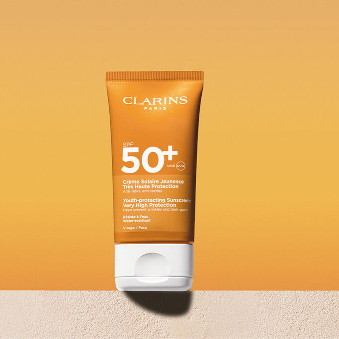 Cr&egrave;me Solaire Jeunesse Tr&egrave;s Haute Protection SPF 50+ Visage - Sonnenschutz-Creme mit Anti-Falten-Wirkung f&uuml;r das Gesicht SPF 50+