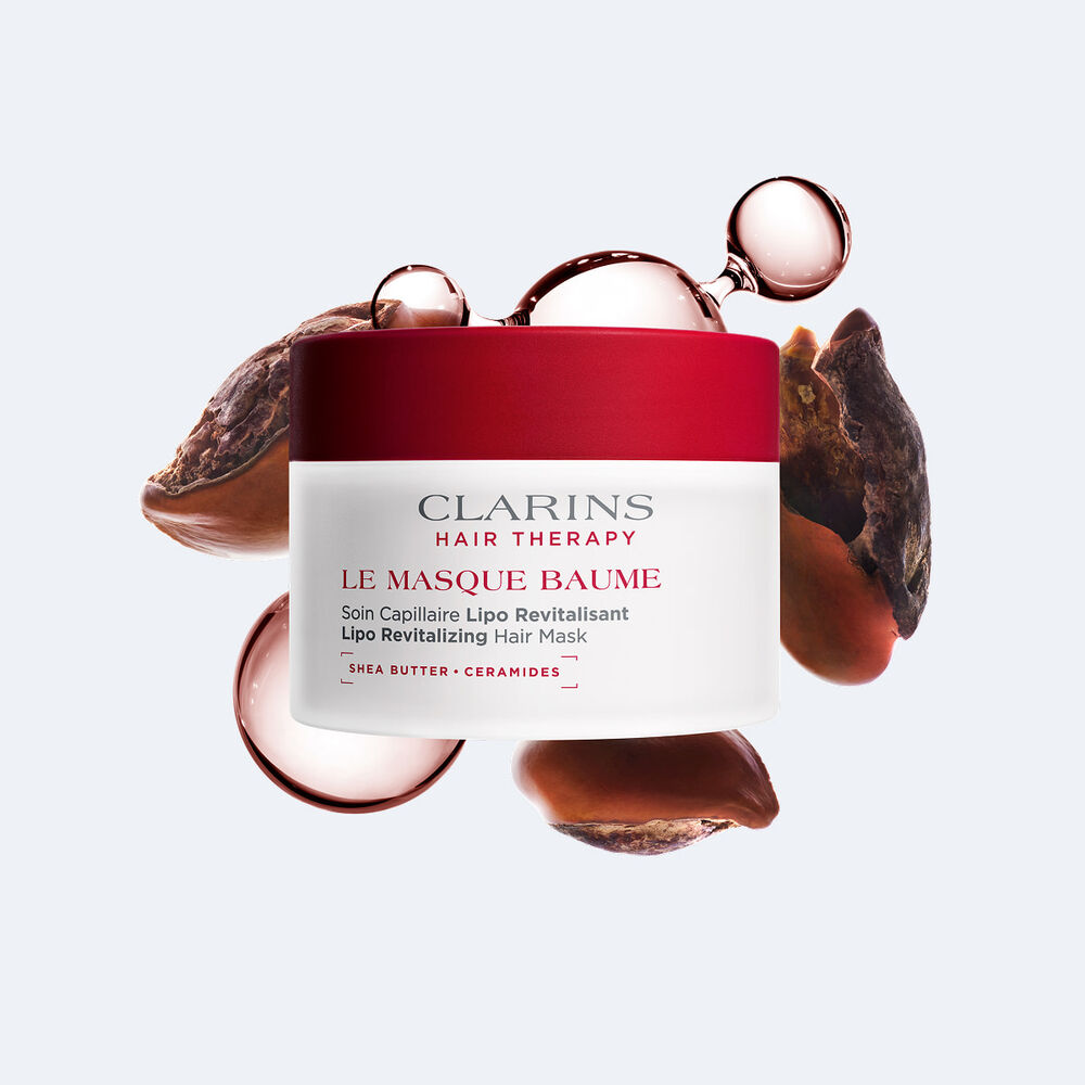 Feuchtigkeitsspendende Haarmaske mit Bio-Sheabutter f&uuml;r intensive Pflege und kr&auml;ftigeres, gl&auml;nzendes Haar.
