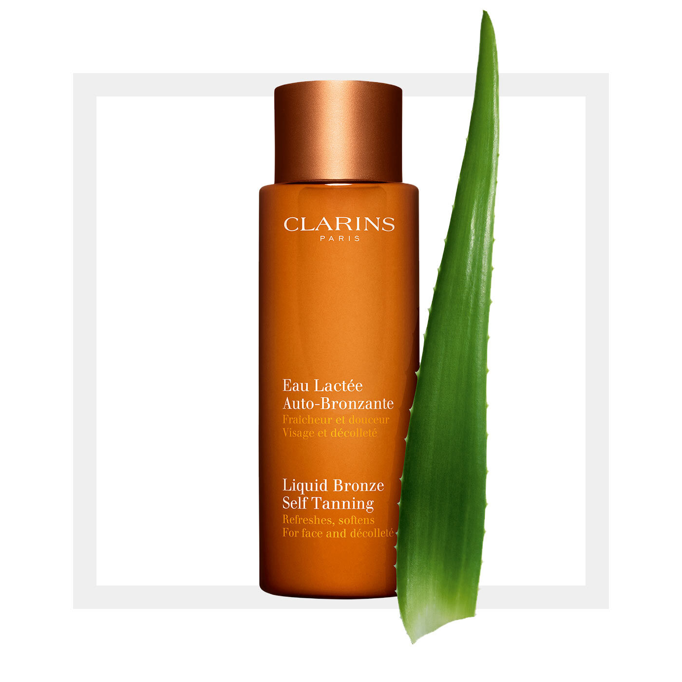 Wie Bekommt Man Selbstbräuner Flecken Weg Selbstbräuner-Milch Eau Lactée für Gesicht und Dekolleté - Clarins