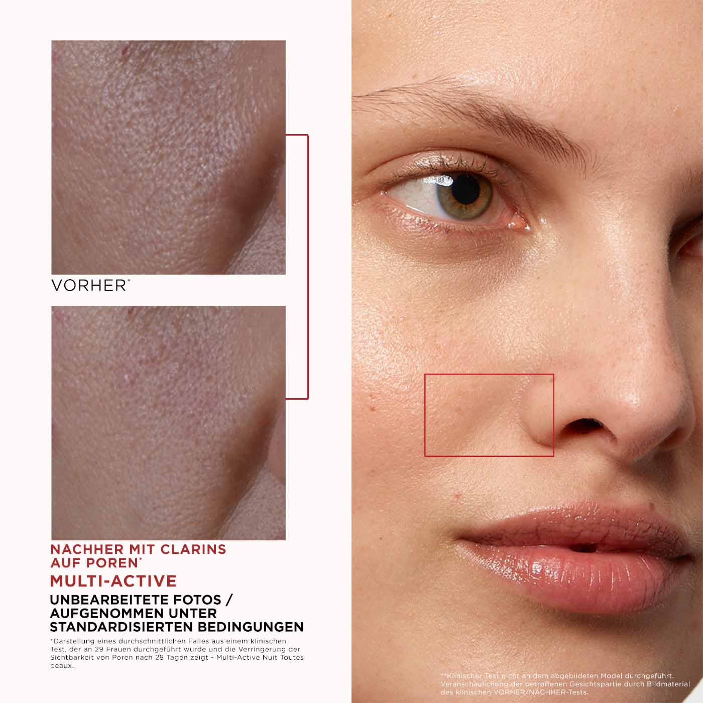 Multi-Active Nuit für jeden Hauttyp mit Vorher-Nachher Testergebnis