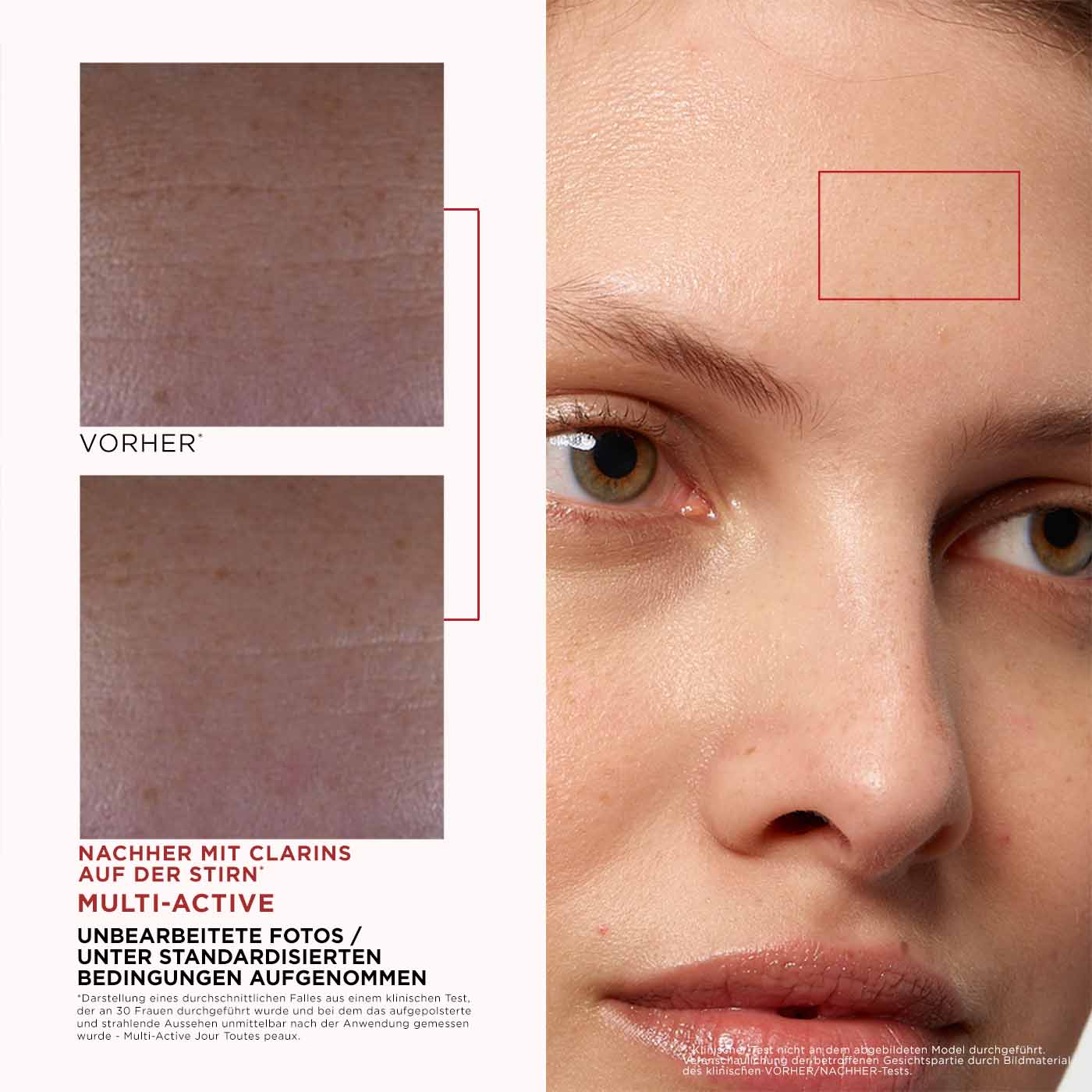 Multi-Active Jour für jeden Hauttyp mit Vorher-Nachher Testergebnis