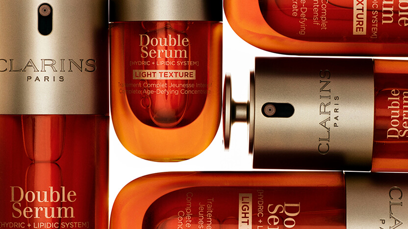 Welche Seren bietet Clarins an?