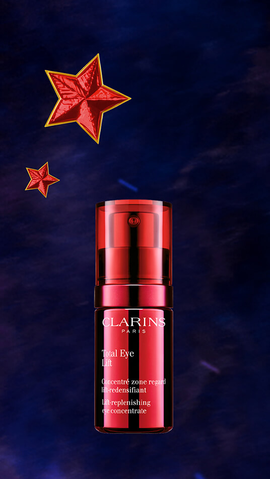 Clarins Kategorie Gesichtspflege mit der Abbildung der Augenpflege Total Eye Lift