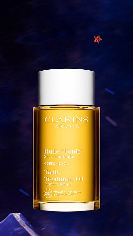 Clarins Kategorie Körperpflege mit der Abbildung des Körperöls Huile Tonic