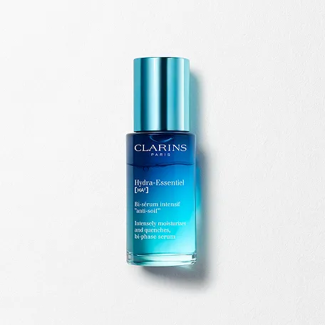 Packshot Hydra-Essentiel Serum, das die Haut intensiv mit Feuchtigkeit versorgt und sie aufpolstert