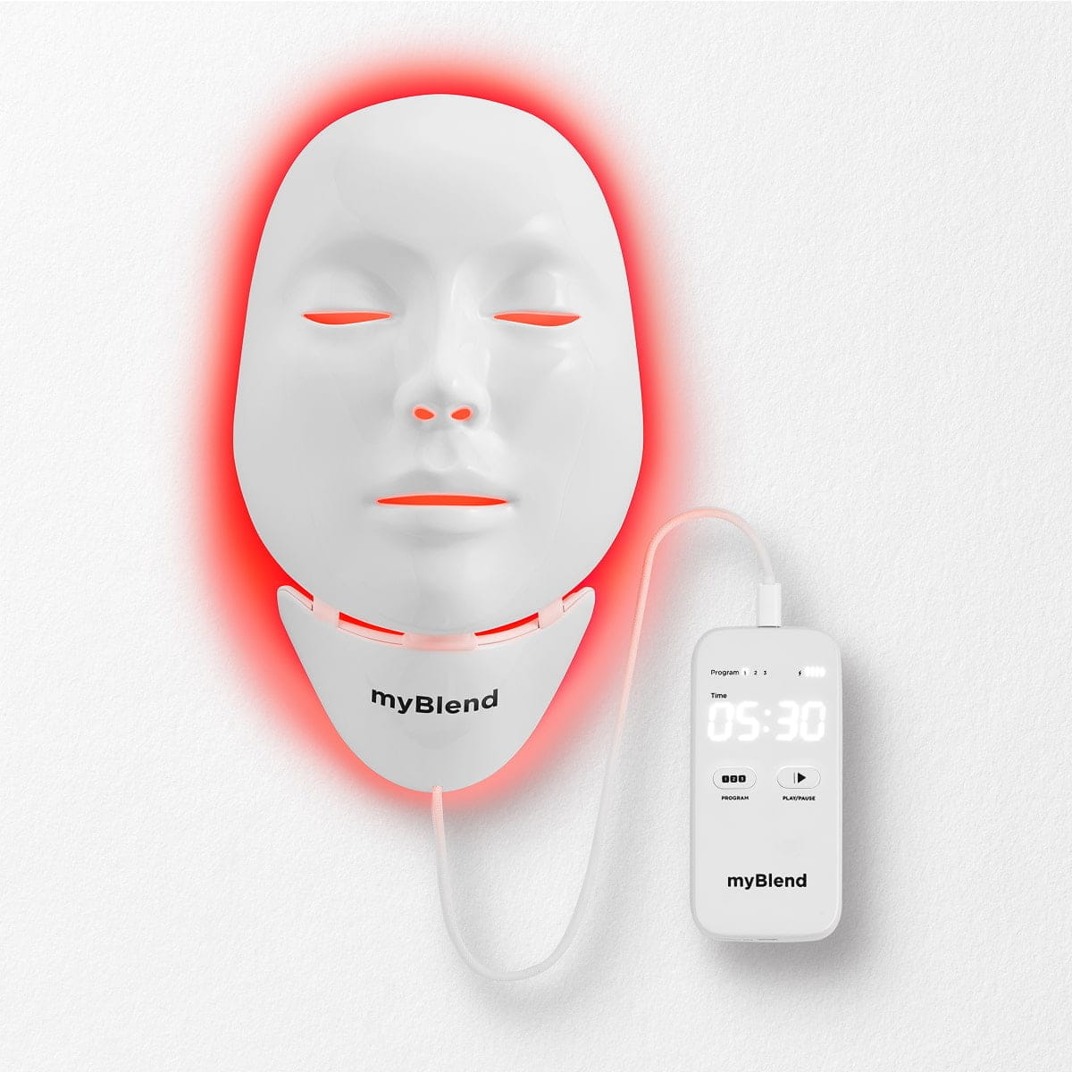 myLEDmask2 &ndash; Kollagen-Boosting Rot- und Infrarot-LED-Gesichts- und Halsmaske